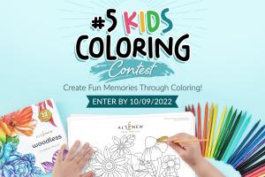 ﻿Altenew recently shared the details for their 5th annual Kids Coloring Contest.
