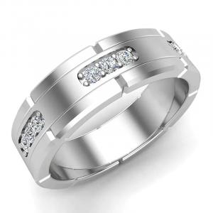 Mens Diamond Wedding Bands Glitz Design