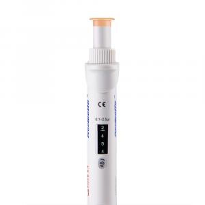 Side view of pipette