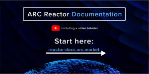 Arc Reactor documentation and developer portal is live. Reactor is a Groundbreaking Software and Smart Contract Coding Graphic User Interface (GUI)