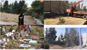 In the past few months, the Iranian regime has installed two-meter-high concrete walls surrounding the Khavaran mass graves site near the Iranian capital of Tehran. The remains of several hundred victims secretly executed in1988 are buried in this place.