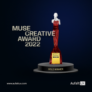 Muse awards gold winner statuette