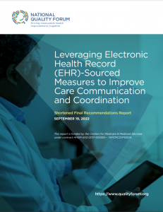 Leveraging EHR-Sourced Measures to Improve Care Communication and Coordination