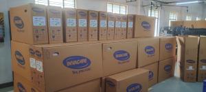 stack of boxes of Action 1R wheelchairs