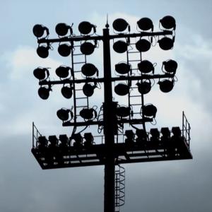 Photo of High Mast Light Pole with Ladder, Platform & Racks