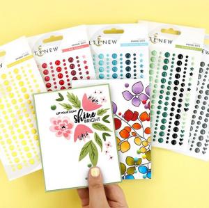 Altenew's wide collection of enamel dots is a crafter-favorite.