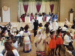 Ethiopian wedding at Scientology Church in Rome