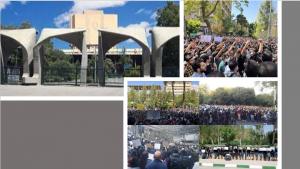 The students at Tehran University began their protests with chants of “Death to the dictator,”. At the same time, the students of Al-Zahra University held a rally, chanting, “Students will die but won’t give in to disgrace!” and “Proud students, support us!"