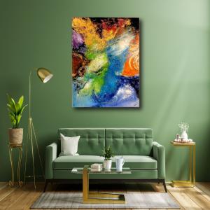 Celebration Abstract Oil Painting