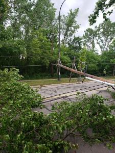 downed power lines storm damage
