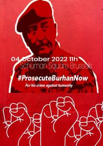Human rights defenders are sounding the alarm in the European capital, Brussels, where a large rally will take place on Oct. 4 at 11 a.m. in Schuman Square against the human rights violations of Abdel Fattah al-Burhan, who carried out a coup d'état and bl