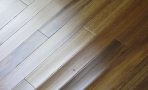 Cupped hard wood floor boards