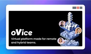 oVice: virtual office space platform