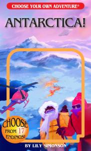 CYOA Antarctica! children's book cover