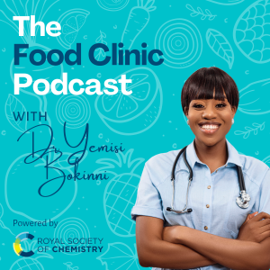 The Food Clinic Podcast graphic card