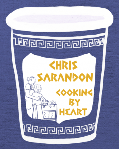 Chris Sarandon 'Cooking By Heart' podcast show logo