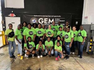 The Embrace Girls Foundation team at GEM headquarters.