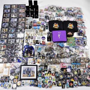 Incredible lifetime collection of Disney Pin Trading collectible pins – around 3,500 pieces – including Hidden Mickey cast member pins, many others (est. $2,000-$3,000).