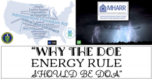 WhyTheDOE-ManufacturedHousingEnergyRuleShouldBeDOA-DeadOnArrival-MHARR-HUD-DOE-LogosManufacturedHousingAssocRegulatoryReform2