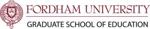 Text Fordham University Graduate School of Education