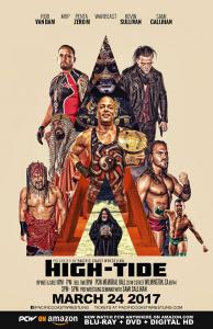 PCW High Tide Poster featuring the events wrestlers
