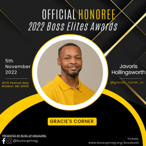2022 Boss Elites Awards Honoree - Gracie's Corner