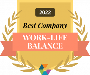 Comparably 2022 Best Work-Life Balance award