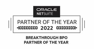 Finlyte Partners was recognized as the NetSuite Breakthrough BPO Partner of the Year.