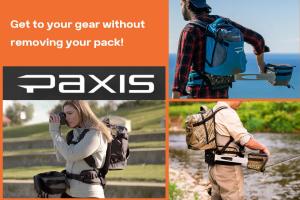 Paxis being used in the field by photographers, anglers.