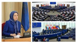 The European Parliament, Friends of Free Iran held a meeting with the Iranian opposition president-elect of the  (NCRI), Maryam Rajavi, urging the world leaders to support the Iranian people’s right to self-defense against the regime’s increasing brutality.