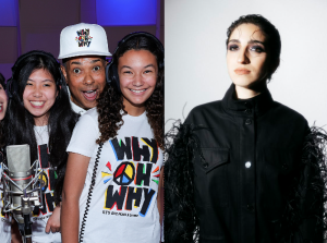 Why Oh Why Creator Raffles van Exel from the Netherlands with some of the Southern California youth choir featured on the song. Multi-talented Emily Estefan lends her vocals on the ground-breaking song, "Why Oh Why."