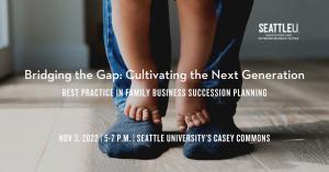 Bridging the Gap: Cultivating the Next Generation will be held on November 3rd, 2022 at Seattle University.