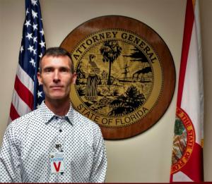 David Howe at the Office of the Attorney General in Tampa, Florida