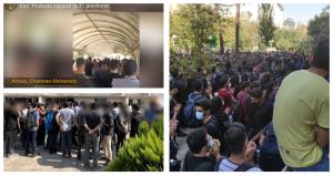 Students at universities in Tehran and other cities continued their anti-regime protests on Monday chanting “Don’t call it protests! This is now a revolution!” They also emphasized that “Don’t think it is just today! We’ll be here every day!”