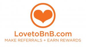 Participate in Recruiting for Good's referral program to earn sweet travel rewards for airfare and BnB (accomodations) #recruitingforgood #lovetobnb www.LovetoBnB.com
