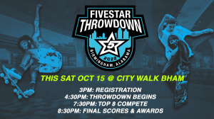Fivestar Throwdown Skateboarding Competition Launches This Weekend at City Walk Skatepark