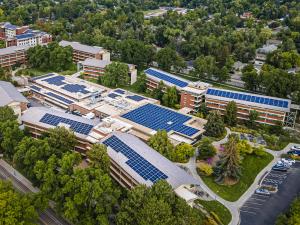 Corbett Parmelee complex and Laurel Village at Colorado State University Fort Collins CO - photo credit Namaste Solar
