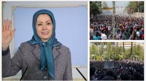 Iranian opposition (NCRI) President-elect Maryam Rajavi praised the ongoing protests and the courageous Iranian people who are continuing this major uprising. She said, “The mullahs will not find a way out through repression, terrorism, and conspiracies."