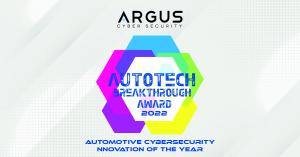 Argus Cyber Security Garners “Automotive Cybersecurity Innovation of the Year” Award For Second Consecutive Year