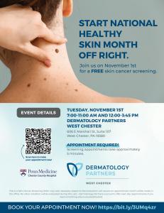 Dermatology Partners - West Chester Skin Cancer Screening Event