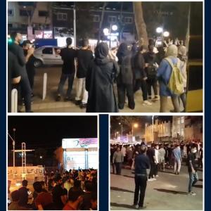 Students in universities, including Tehran, Tarbiat Moalem in Tehran, Gilan, Rajaei, etc., staged demonstrations. In some cities, including Tehran and Gorgan, students went to the streets and chanted “Death to the dictator”.