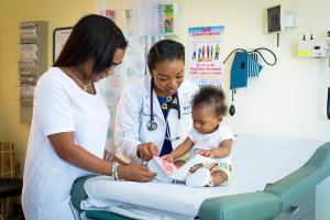 A family learns the benefits of reading aloud and sharing meaningful moments with their child.