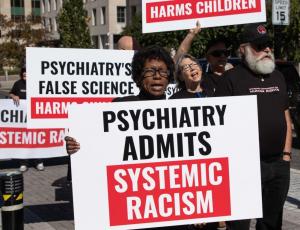 Protest of psychiatry's institutional racism