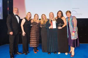 PayCaptain Team receiving the CIPP Software Product of the Year 2022