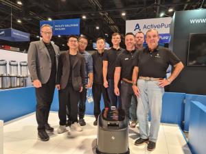 Gausium team at ISSA Show North America 2022
