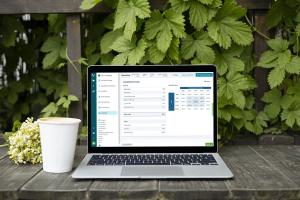 Valutico Launch New Method on their Platform Shown on Laptop on Bench