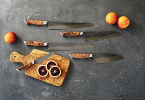 STEELPORT knive 8" Chef Knife, 6" Chef Knife, 4" Paring Knife, 10" Bread Knife, and 10" Slicing Knife