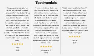 Gallian Firm LLC Has Over 180 5 Star Reviews from Former Clients