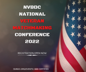 NVBDC National Veteran Matchmaking Conference 2022
