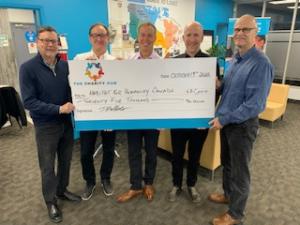 The Charity Hub Cheque Presentation to Habitat for Humanity Canada